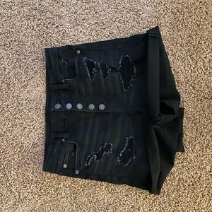 Curvy Super high rise shorts